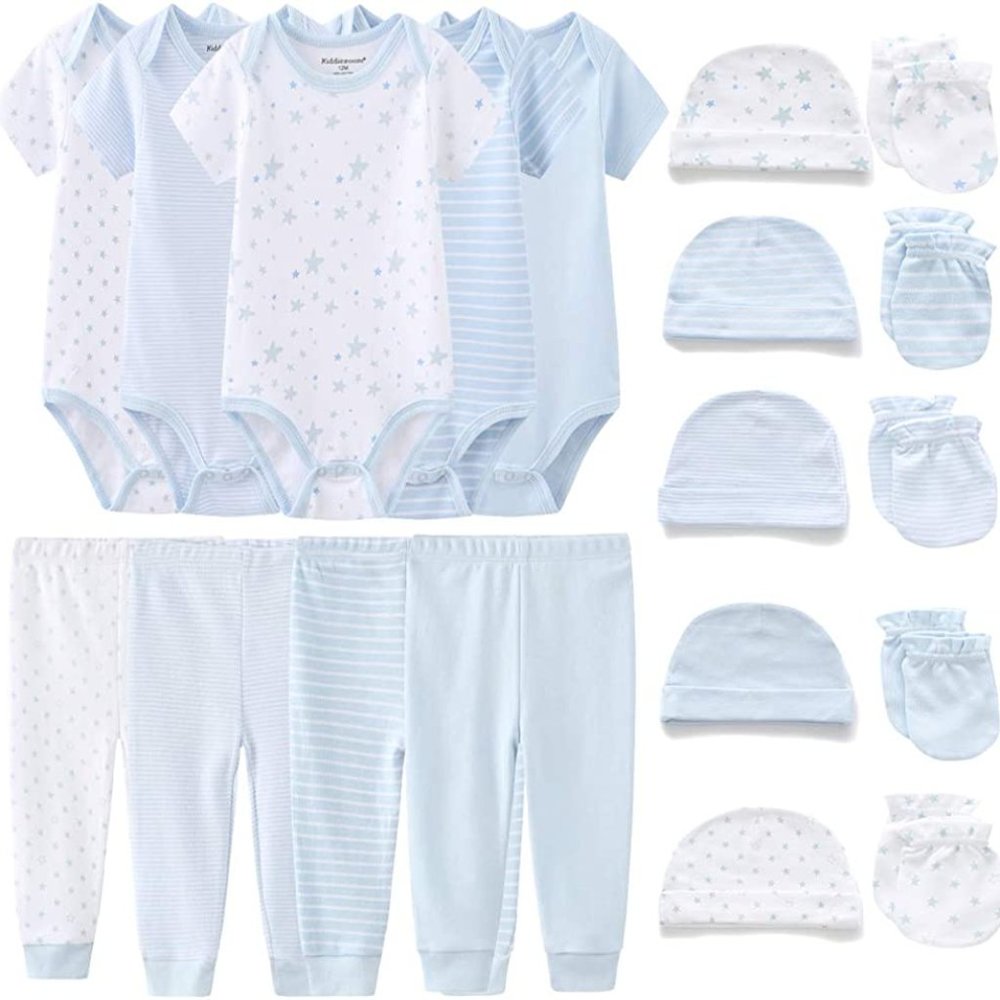 Unisex Baby Layette Essentials Giftset Clothing Set 19-Piece - 9M